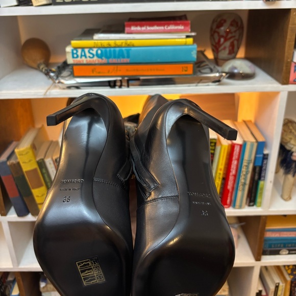 Tom ford T Screw Over-the-knee leather boots - Picture 8 of 8